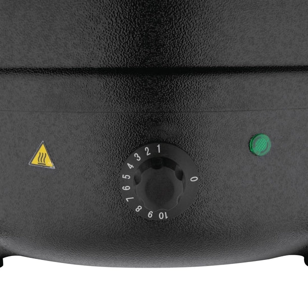 Apuro Black Soup Kettle 10Ltr Black Finish