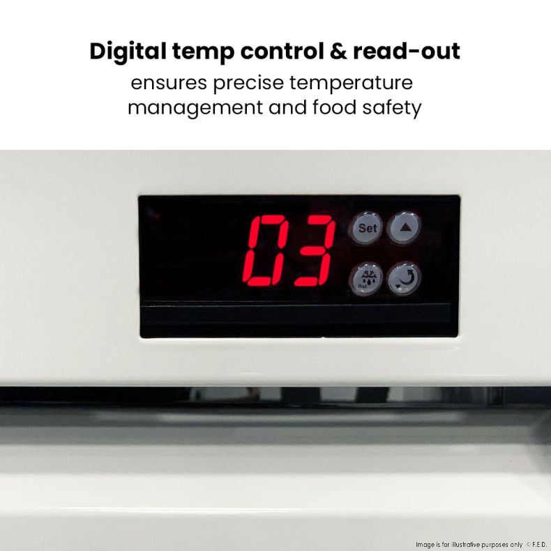 Thermaster  LG-1203P 1200L Three Glass Door Colourbond Upright Drink Fridge