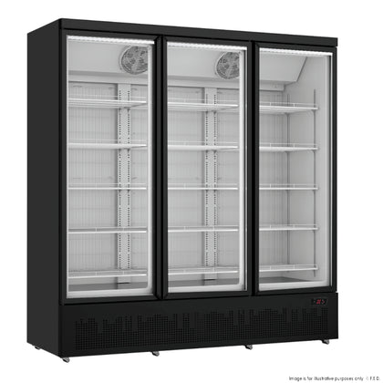 FED LG-1500BGBMF Triple Door Supermarket Freezer 1563L