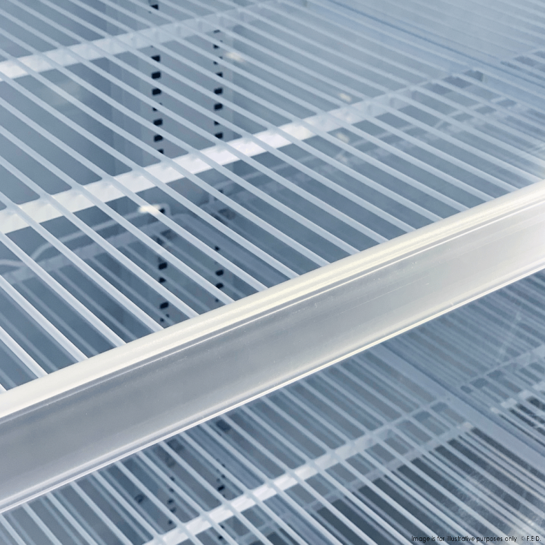 Thermaster Door Supermarket Fridge Black - LG-600BGBM - Catering Sale