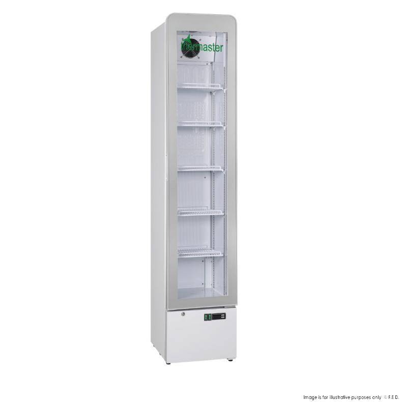 Thermaster SlimFit Upright Glass Door Beverage Fridge - LG166FA