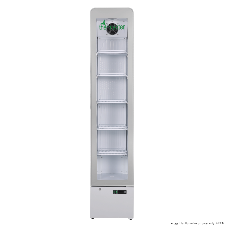 Thermaster SlimFit Upright Glass Door Beverage Fridge - LG166FA