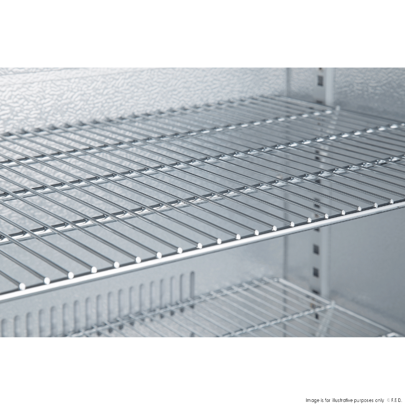 Thermaster Under Bench double Heated Glass Doors Bar Cooler with heater switch - LG-208TD