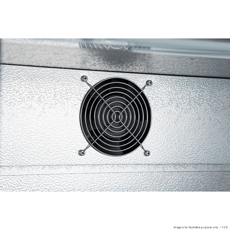 Thermaster Under Bench three Heated Glass Doors Bar Cooler with heater switch - LG-330TD