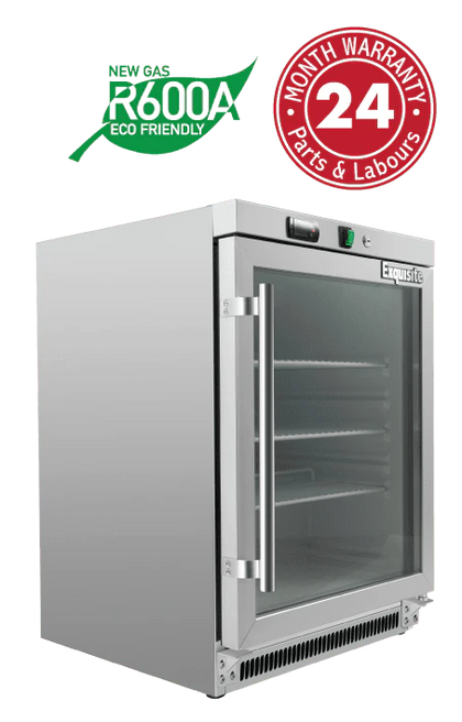 Exquisite MF210G One Glass Door Underbench Storage Freezers