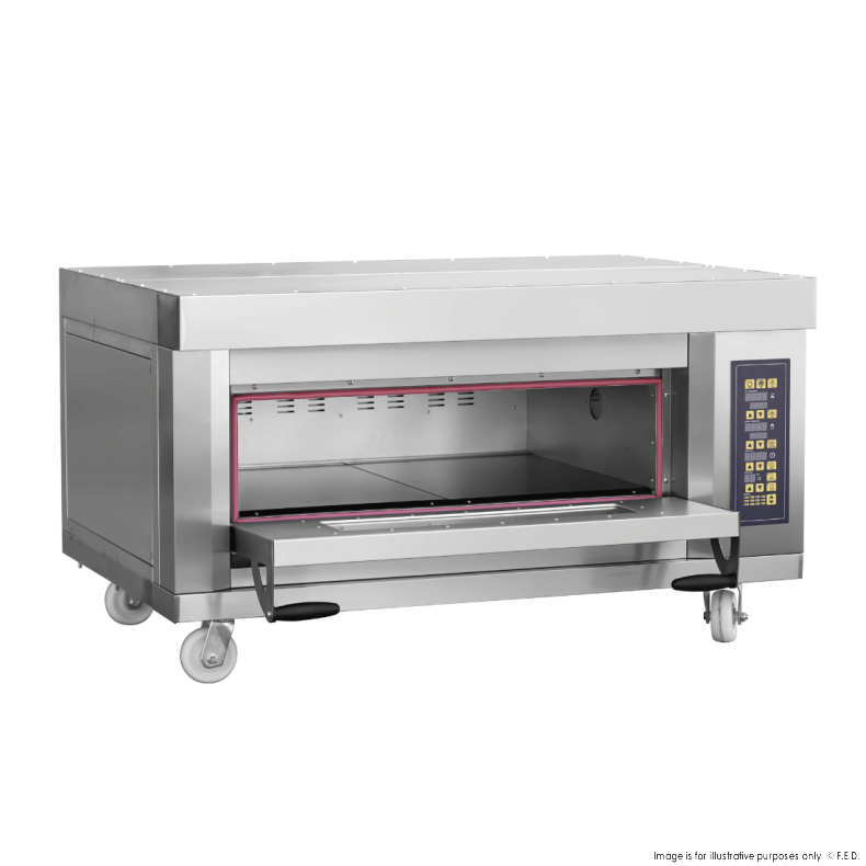 Bakermax Stackable Electric Deck Bakery Oven with steam- ME2ST-1D