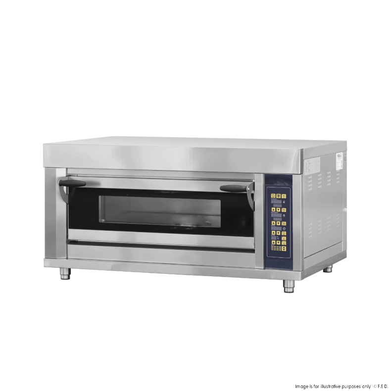 Bakermax Electric Deck Bakery Oven with steam - ME2ST-1