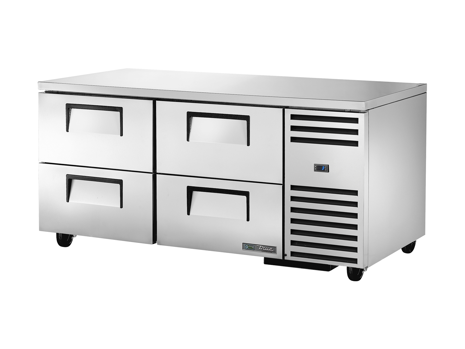 True - Deep Undercounter Refrigerator, 4 Drawers