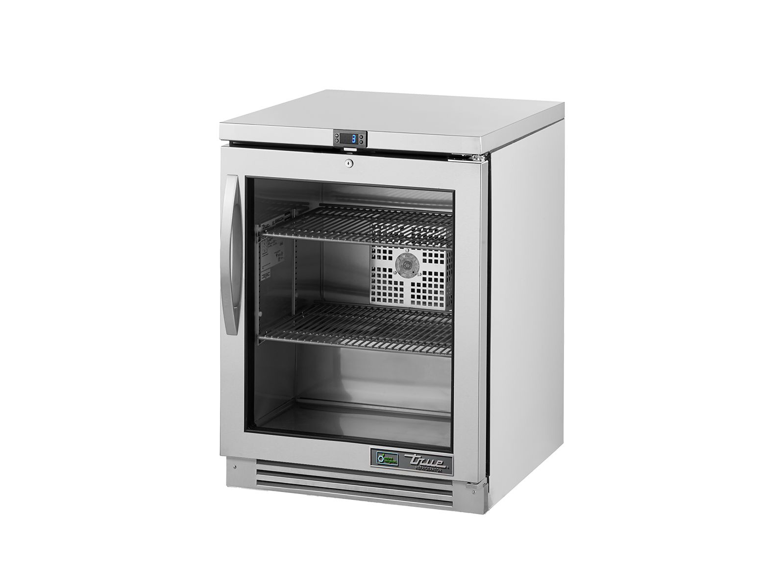 True - Undercounter Foodservice Refrigerator, 1 Glass Swing Door