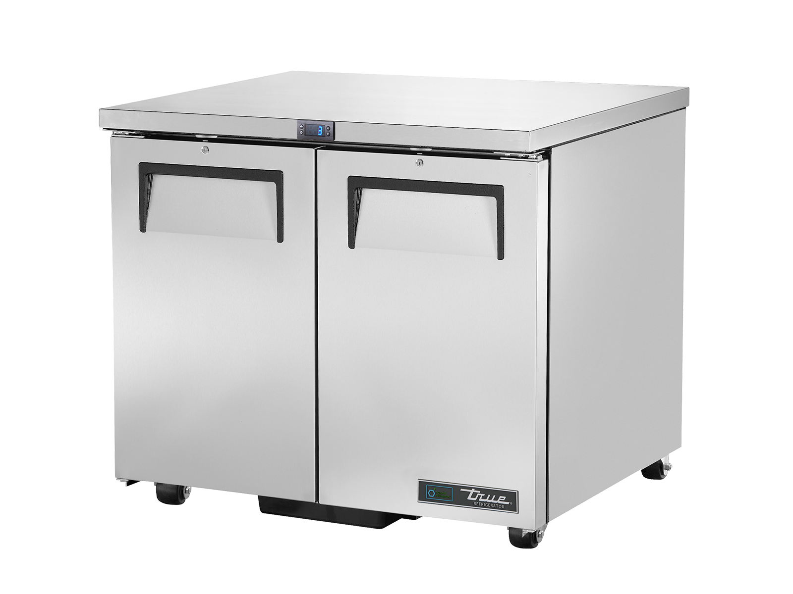 True - Undercounter Foodservice Refrigerator, 2 Solid Swing Doors