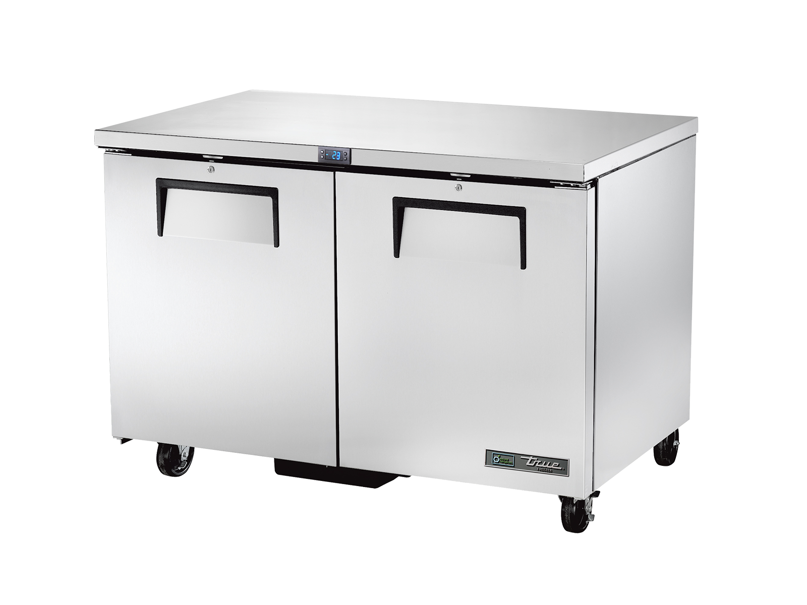 True - Undercounter Foodservice Freezer, 2 Solid Swing Doors