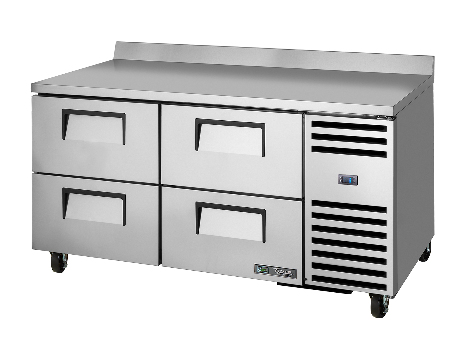 True - Deep Worktop Counter Refrigerator, 4 Drawers