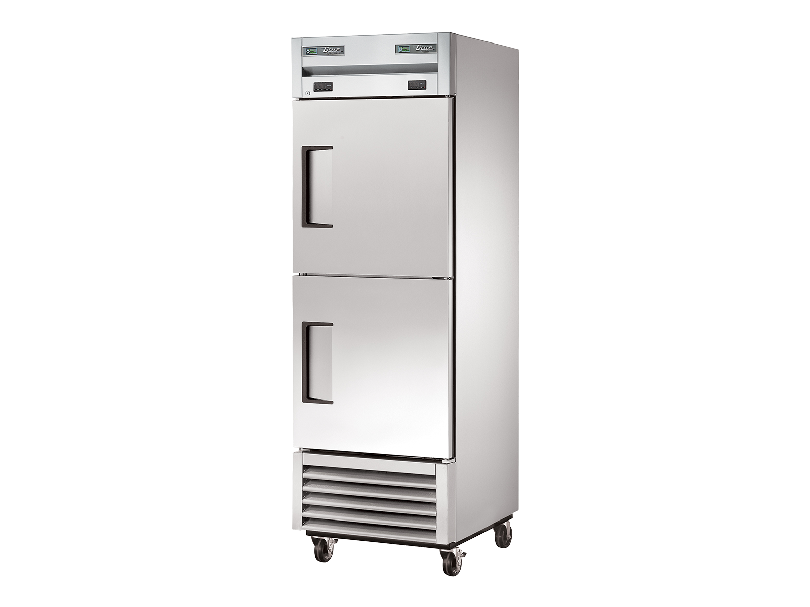 True - Upright Foodservice "Dual Temperature" Cabinet, 2 Half Solid Swing Doors