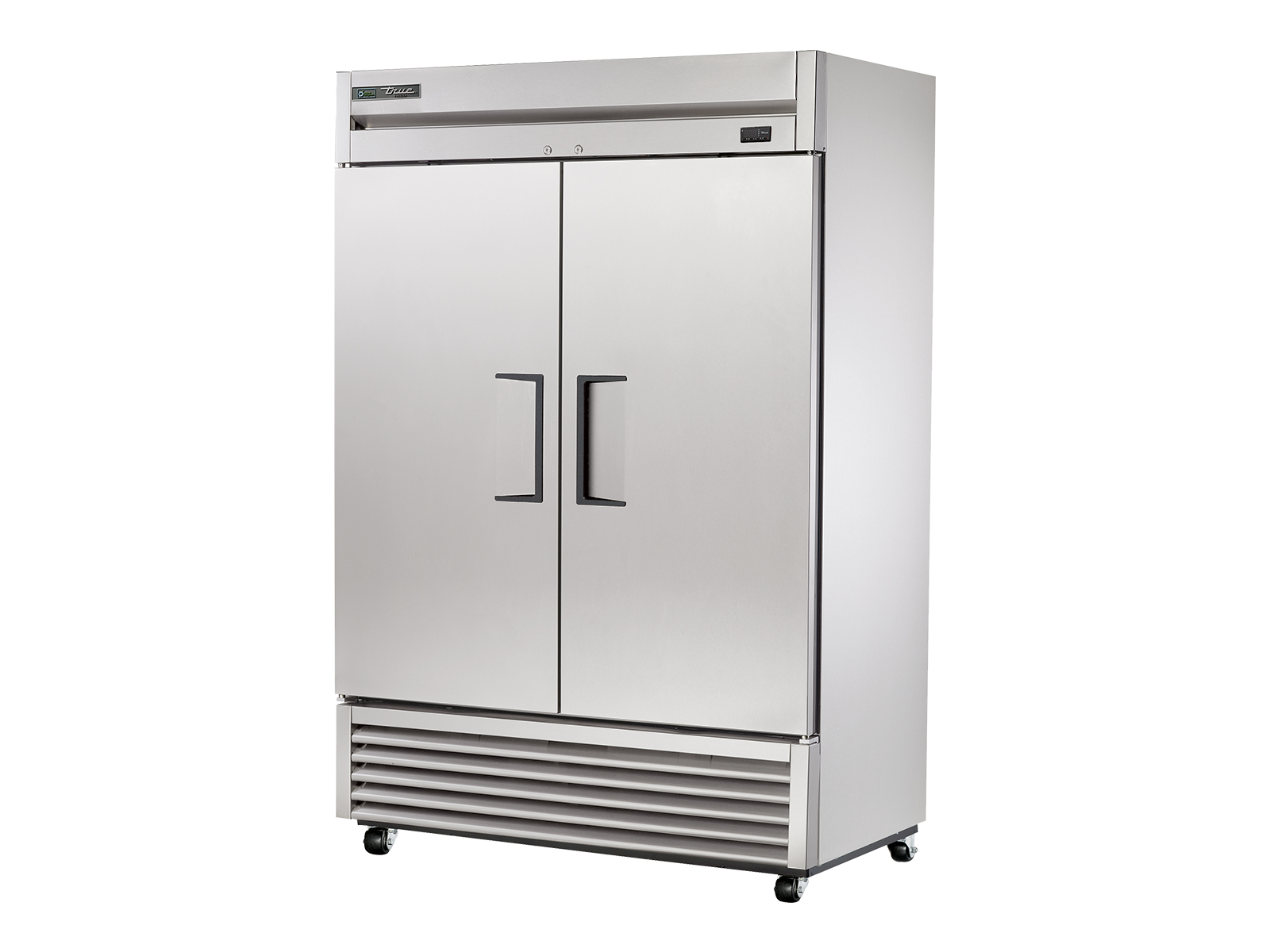 True - Upright Foodservice Freezer, 2 Full Solid Swing Doors
