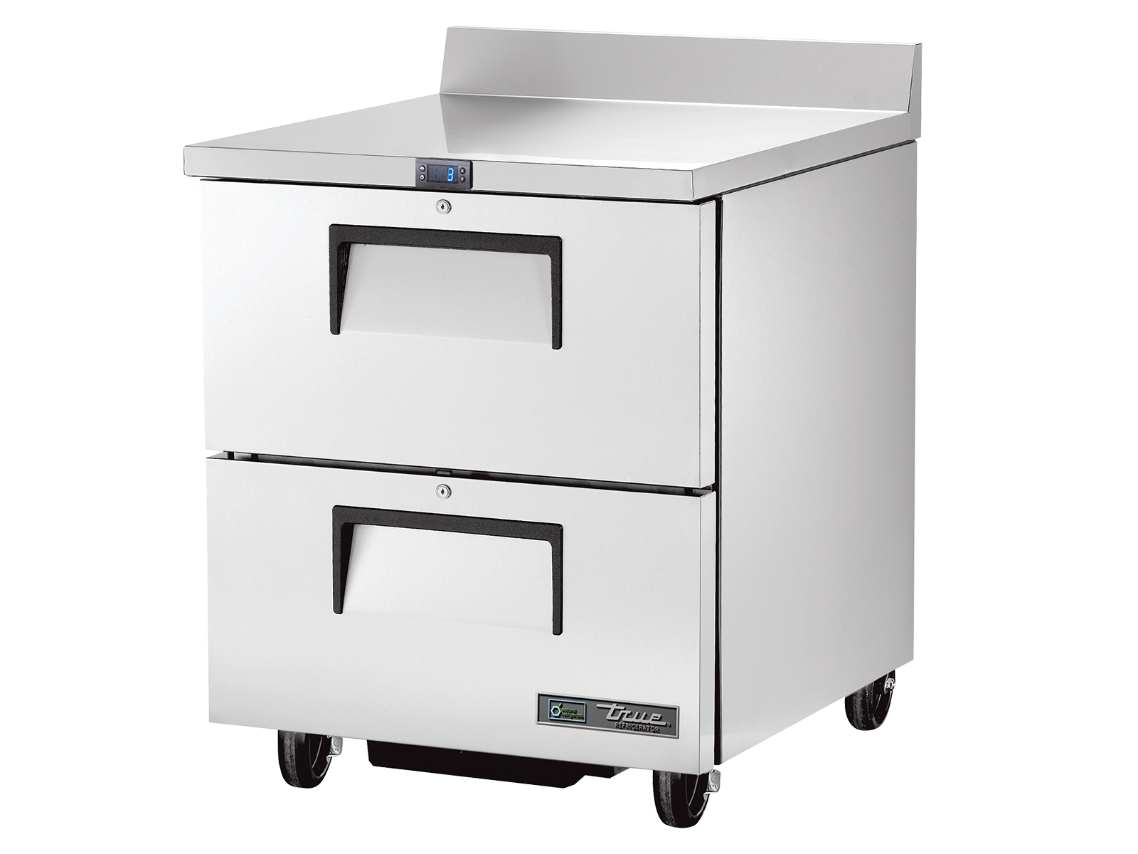 True - Worktop Counter Refrigerator, 2 Drawers