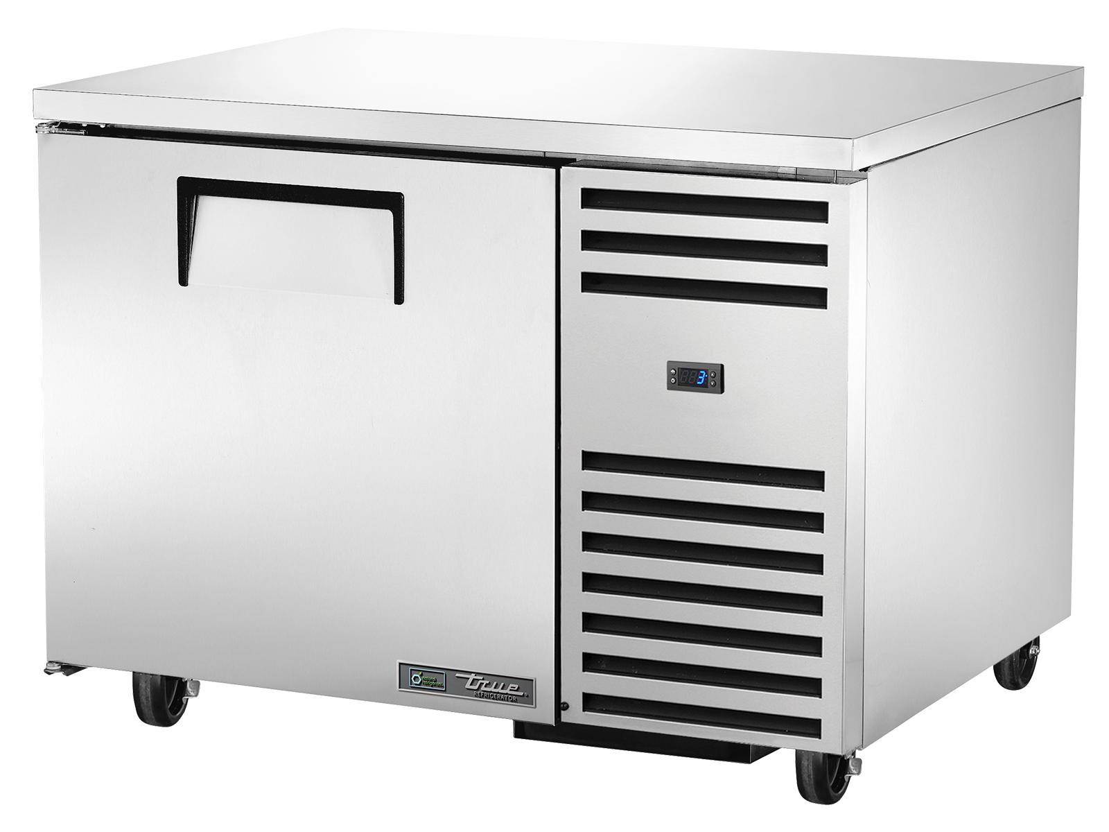 True - Deep Undercounter Refrigerator, 1 Solid Swing Door
