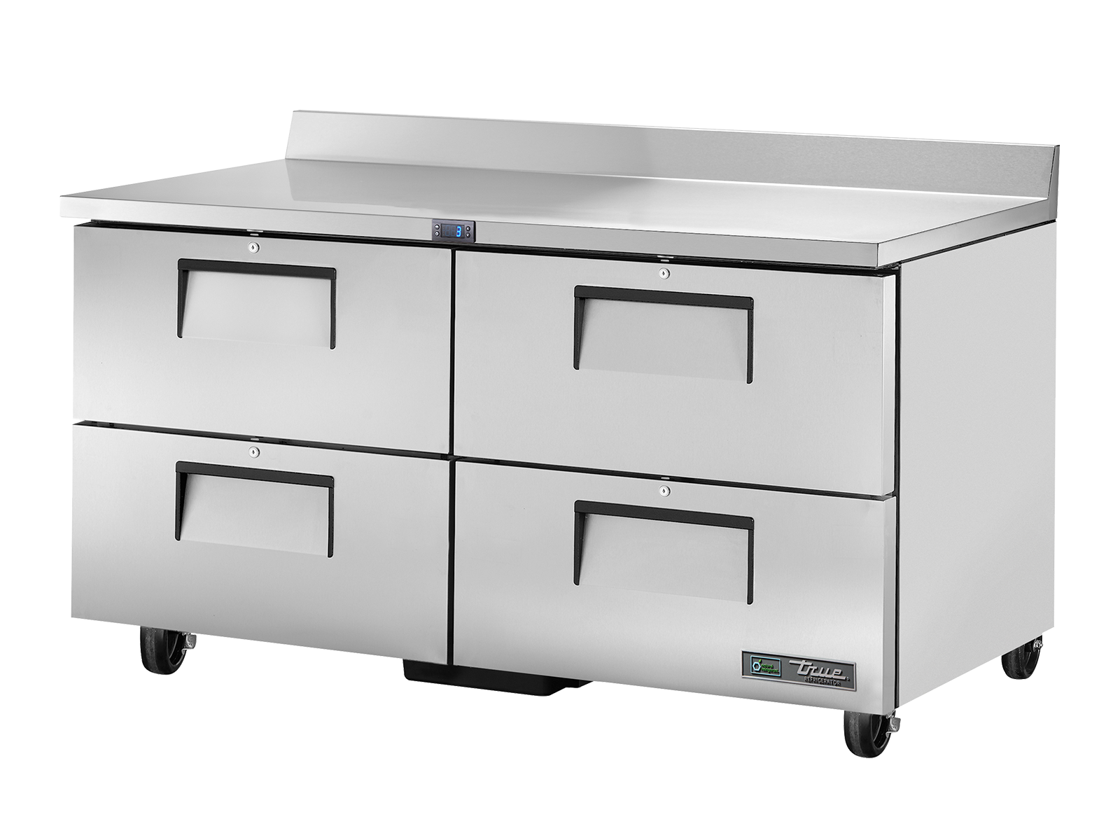 True - Worktop Counter Refrigerator, 4 Drawers