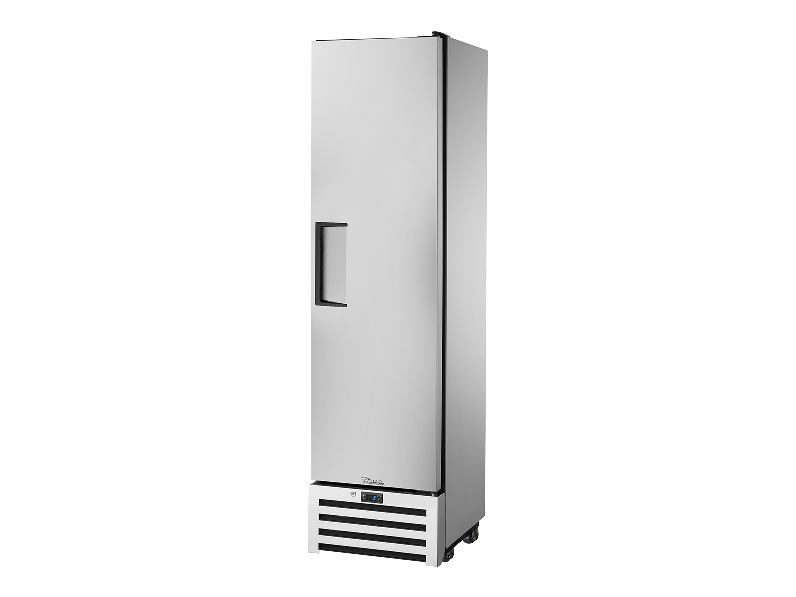 True - Super Slimline Upright Foodservice Refrigerator, 1 Full Solid Swing Door