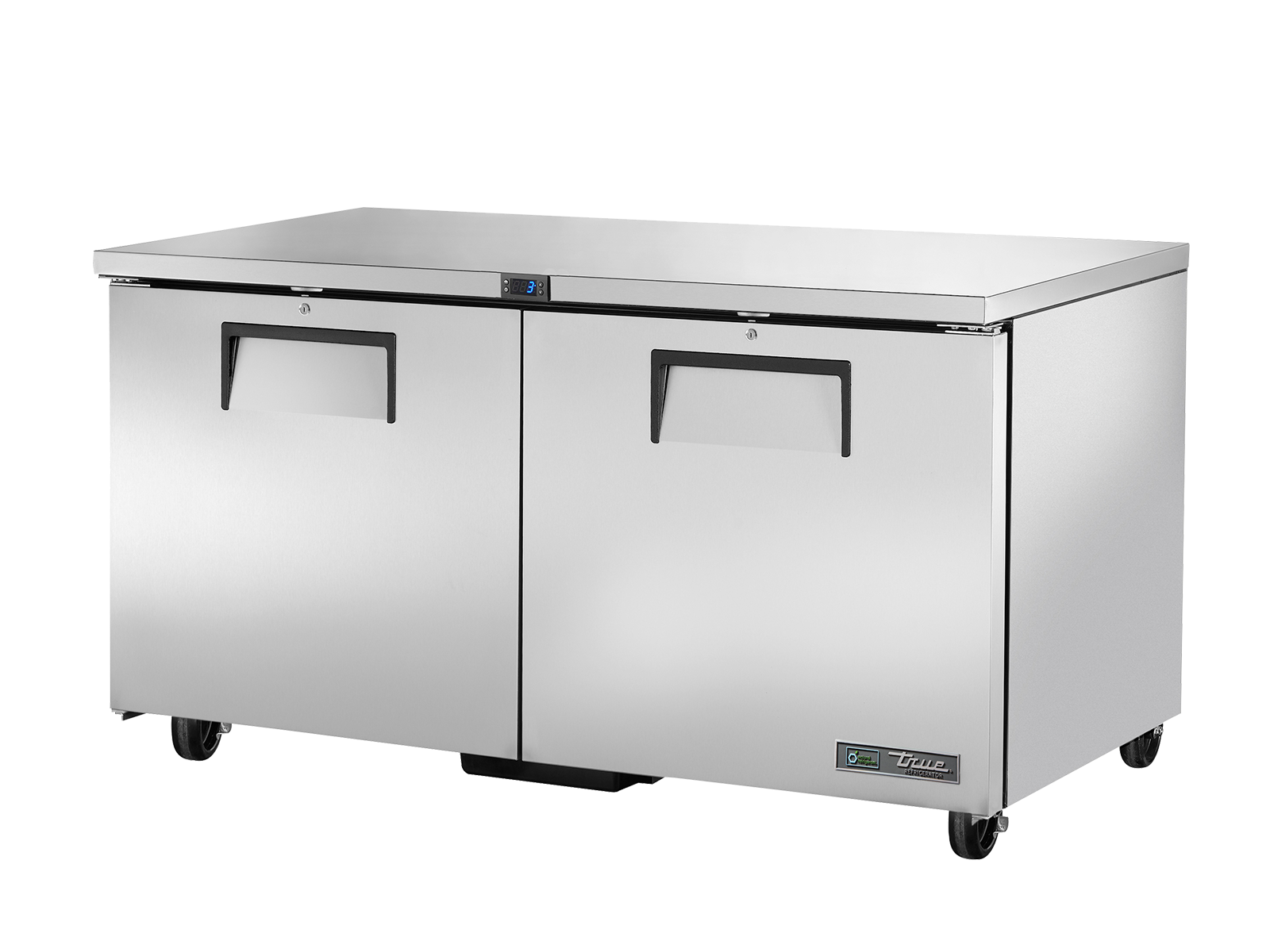 True - Undercounter Foodservice Refrigerator, 2 Solid Swing Doors
