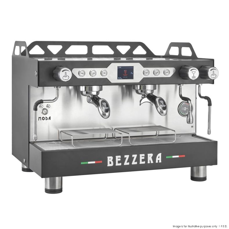 Bezzera 2 Group Moda DE PID Espresso Machine - BZMODAPID2B