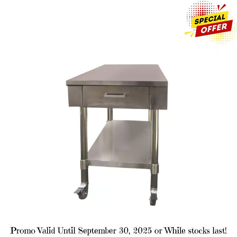 Modular Systems Work Bench with 1 Drawer and Under Shelf - SWBD8-1