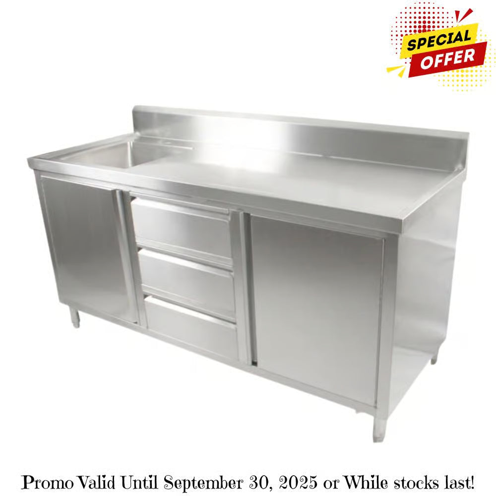 Modular Systems SC-6-1800L-H Cabinet with Left Sink