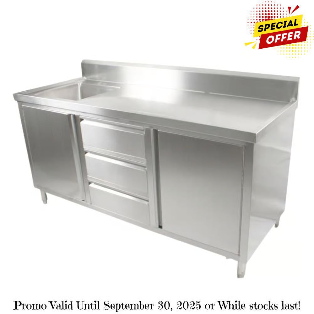 Modular Systems SC-6-2100L-H Cabinet with Left Sink