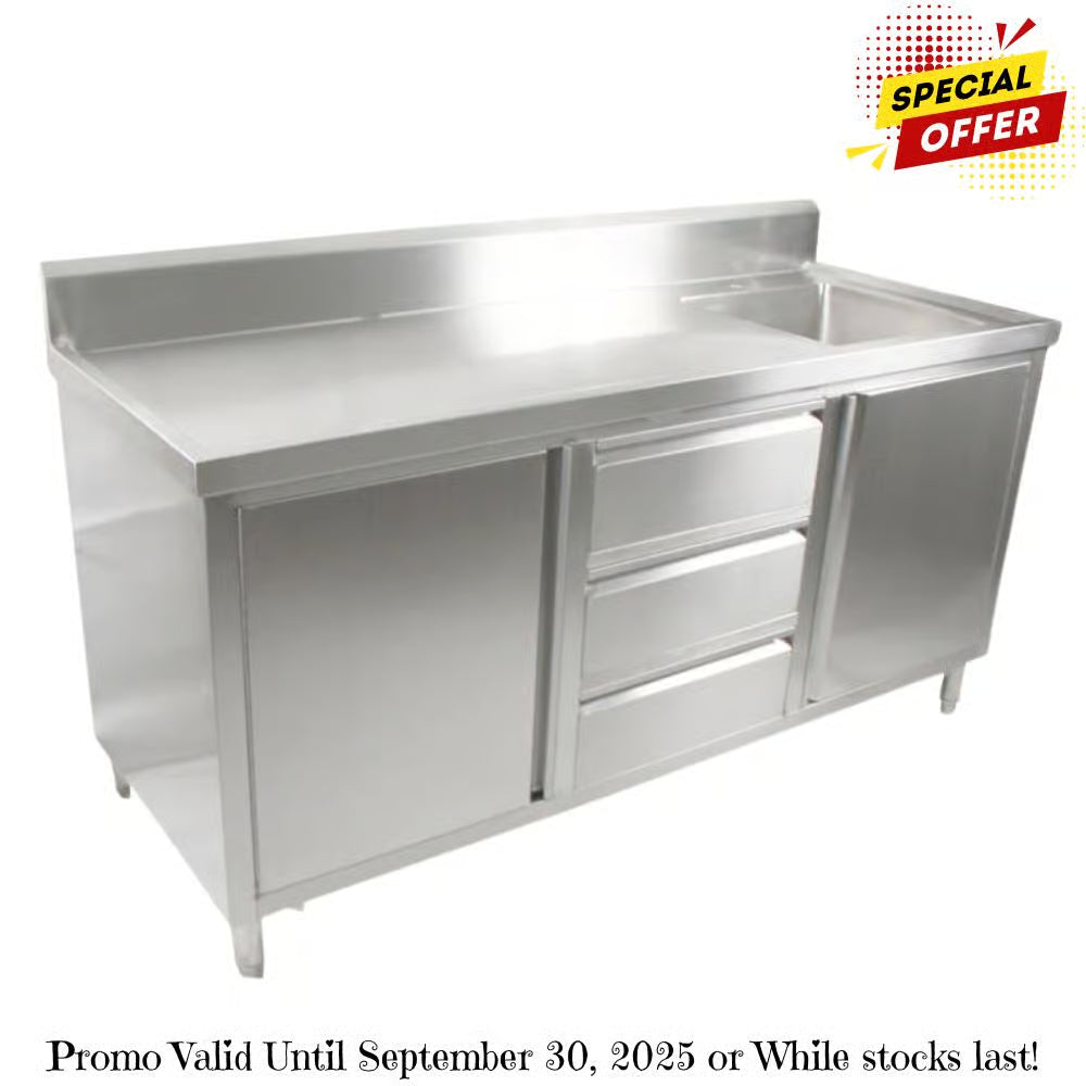 Modular Systems SC-6-2100R-H Cabinet with Right Sink