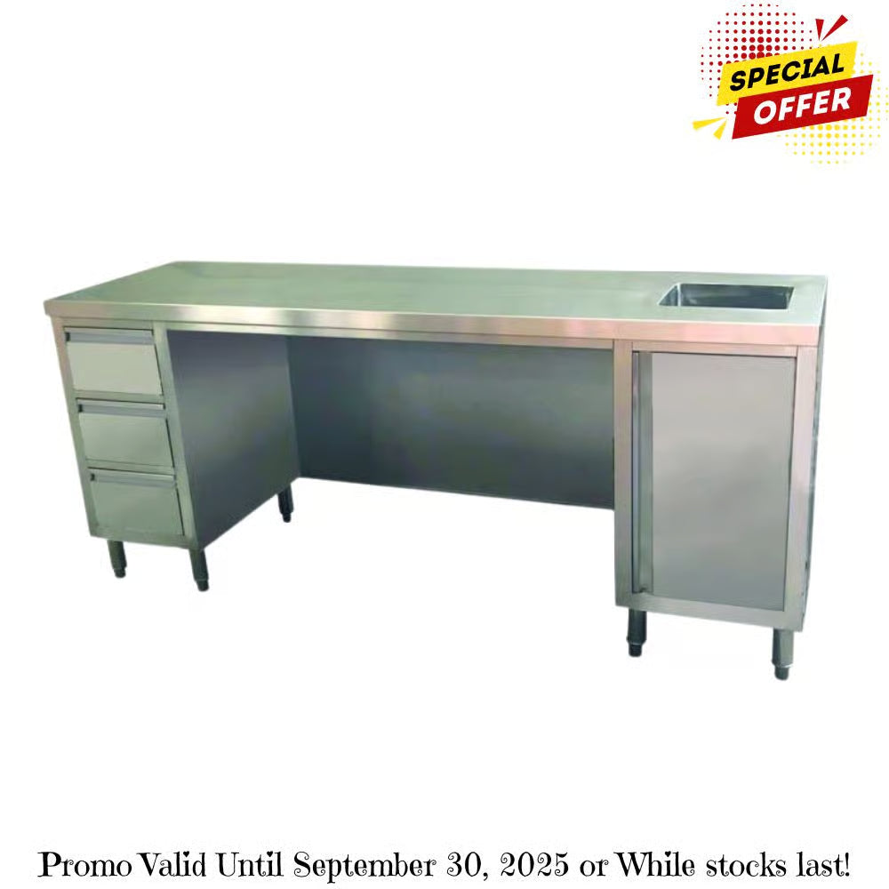 Modular Systems Coffee Station with Sink - SS6-2100R-H