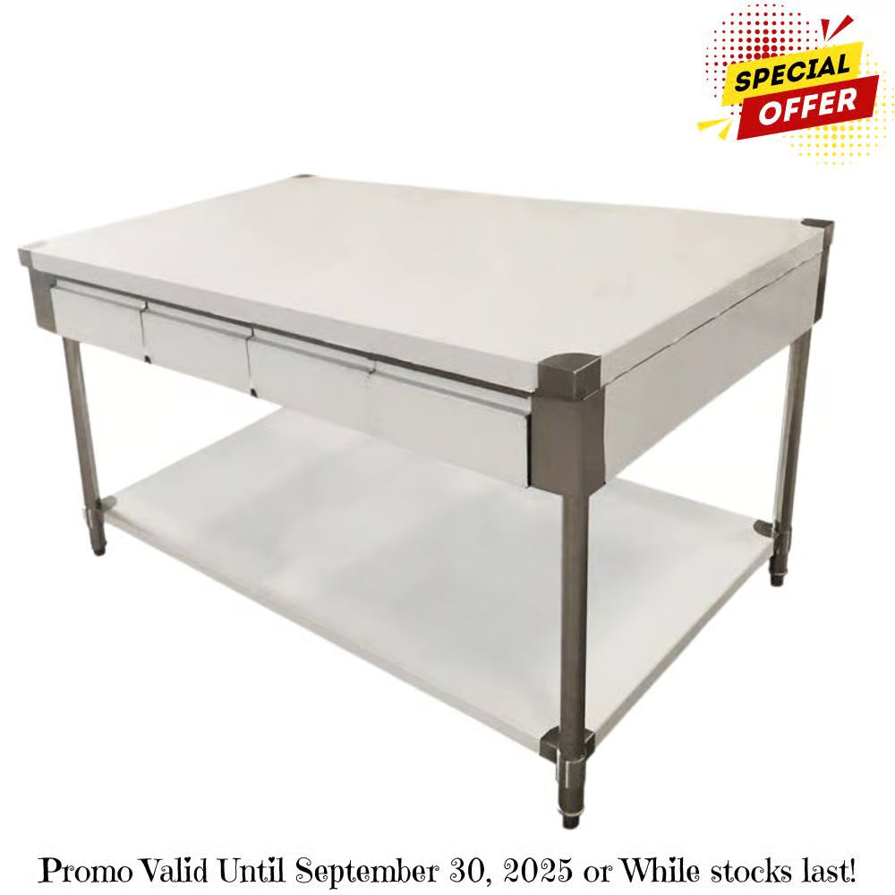 Modular Systems Workbench with 4 Drawer Each Side - SWBD10-1800