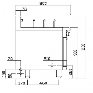 Luus NC-60, NC-60-A Asian Range Noodle Cookers