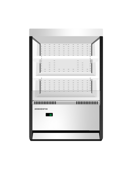 SKOPE OD400N Open Deck Fridge / 905 W x 660 D x 1360 H /  135kg