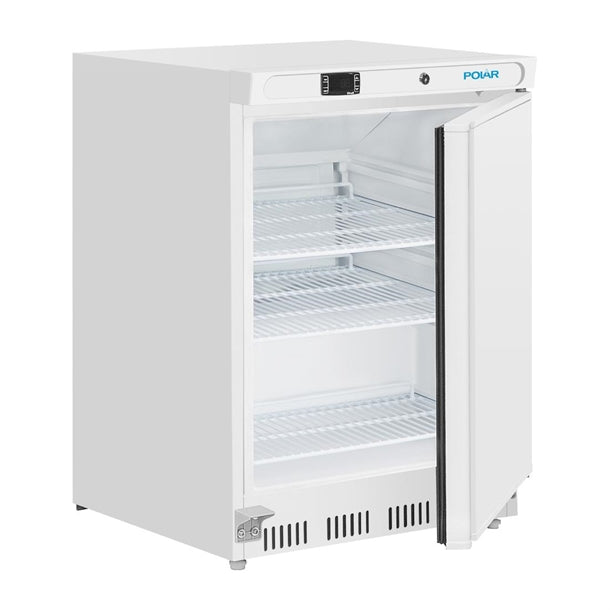 Polar C-Series Under Counter White Fridge 150Ltr - 150W | Total usable capacity: 64 Ltr | R600a