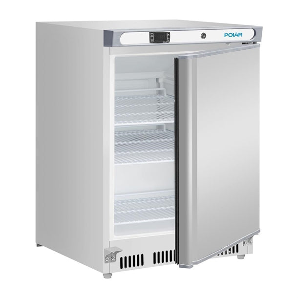 Polar C-Series Stainless Steel Under Counter Fridge 150Ltr - 150W | Total usable capacity: 64 Ltr | R600a