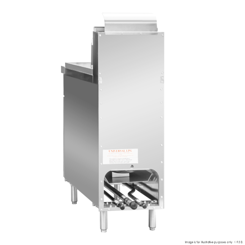 Gasmax V Pan Natural Gas 6 Baskets Pasta and Noodle Cooker PC150-6 - Catering Sale