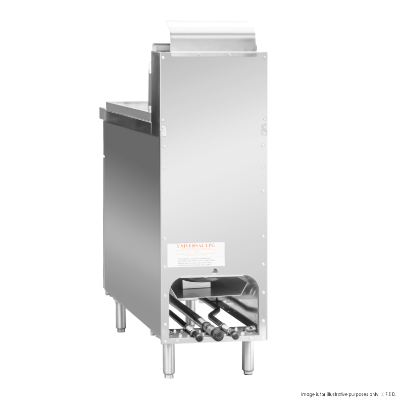 Gasmax V Pan Natural Gas 6 Baskets Pasta and Noodle Cooker PC150-6
