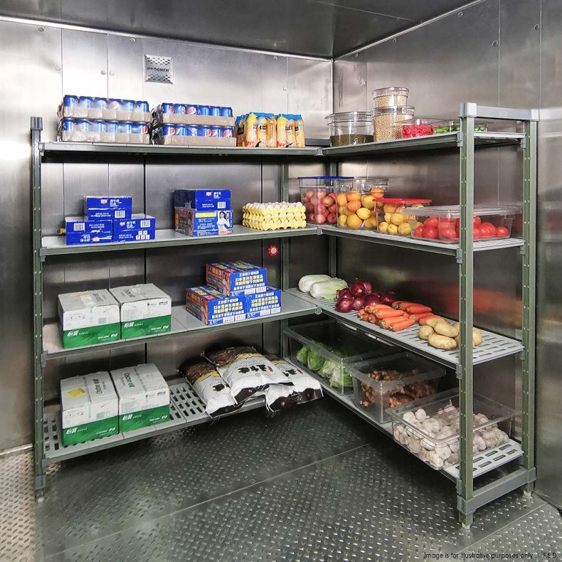 Modular System Poly Coolroom Shelving Starter Kit – PCU18/48