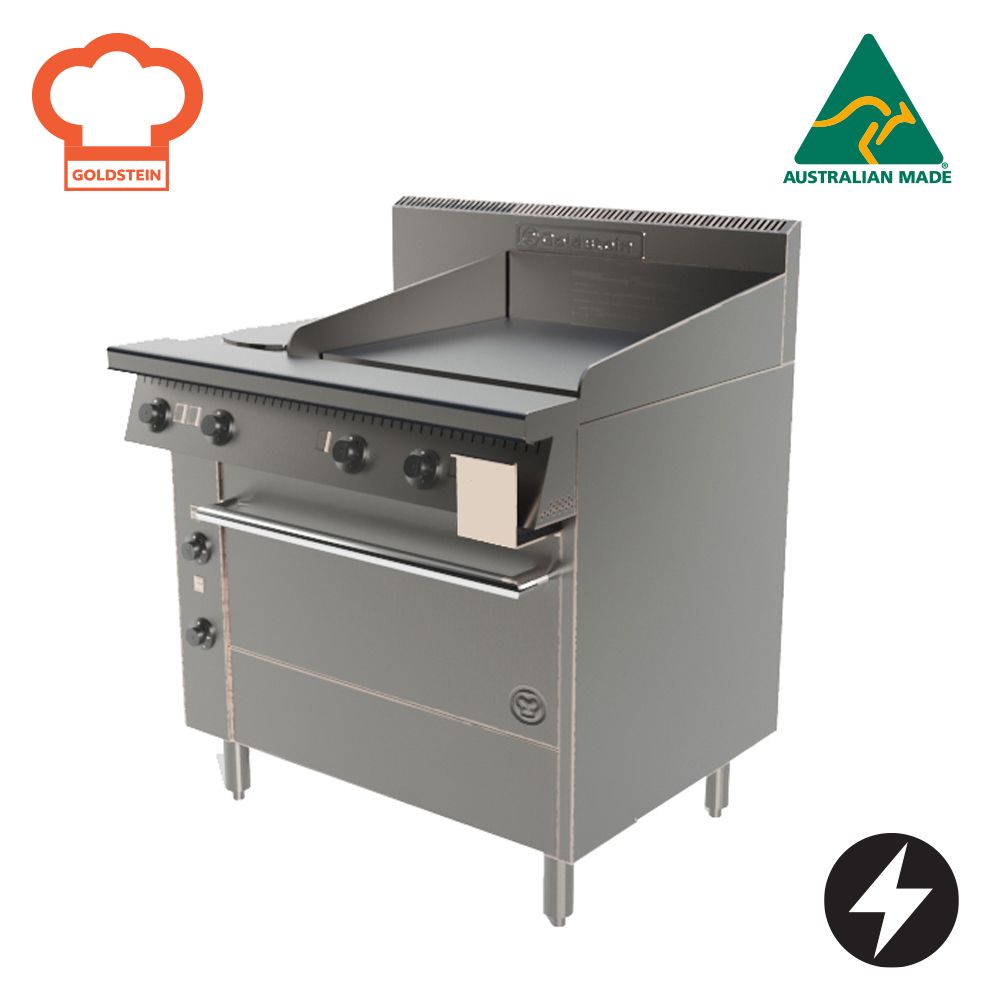 Goldstein PE2S24G28FF 2 Solid Element Electric Range with Fan Forced Oven and 600mm Hotplate