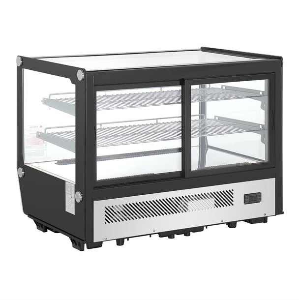 Polar G-Series Counter Display Merchandiser Square Glass - 160Ltr - 160Ltr | Counter Display
