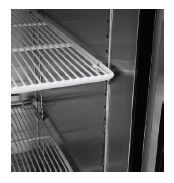 Atosa - SINGLE GLASS DOOR MOUNTED FRIDGE P380WA