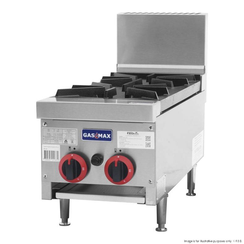 Gasmax Gas 2 Burner Cook Top - RB-2E - Catering Sale