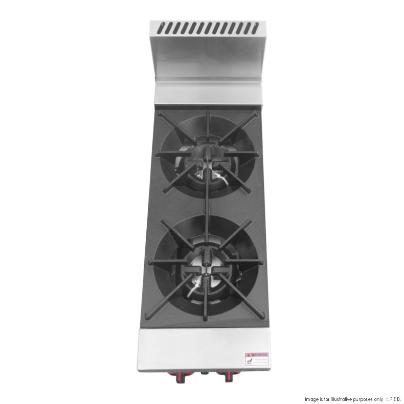 Gasmax Gas 2 Burner Cook Top  RB-2ELPG - Catering Sale