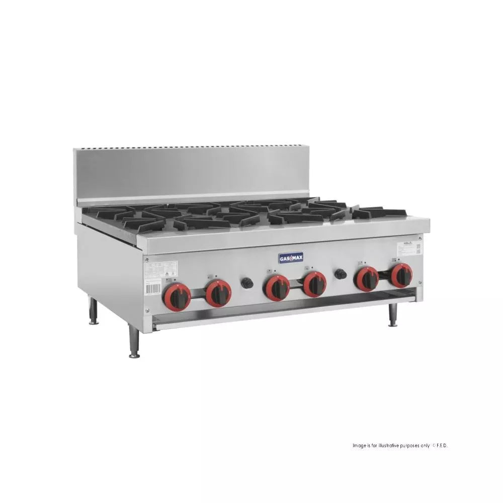 Gasmax RB-6E Gas 6 Burner Cook Top
