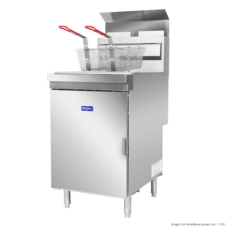 GasMax Superfast LPG Gas Tube Twin Vat Fryer - RC400TELPG - Catering Sale