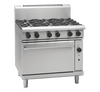 Waldorf / RN8619GEC_NAT / 900mm Gas Range Electric Convection - Cooktop range with 900mm griddle (60MJ, Natural Gas) / 265kg / W900 x D805 x H1130 / 1Y Warranty