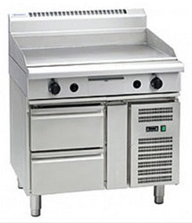 Waldorf / RN8900G-RB_NAT / 900mm Gas Cooktop - 4 Burner, Refrigerated Base  (112MJ, Natural Gas) / 245kg / W900 x D805 x H1130 / 1Y Warranty