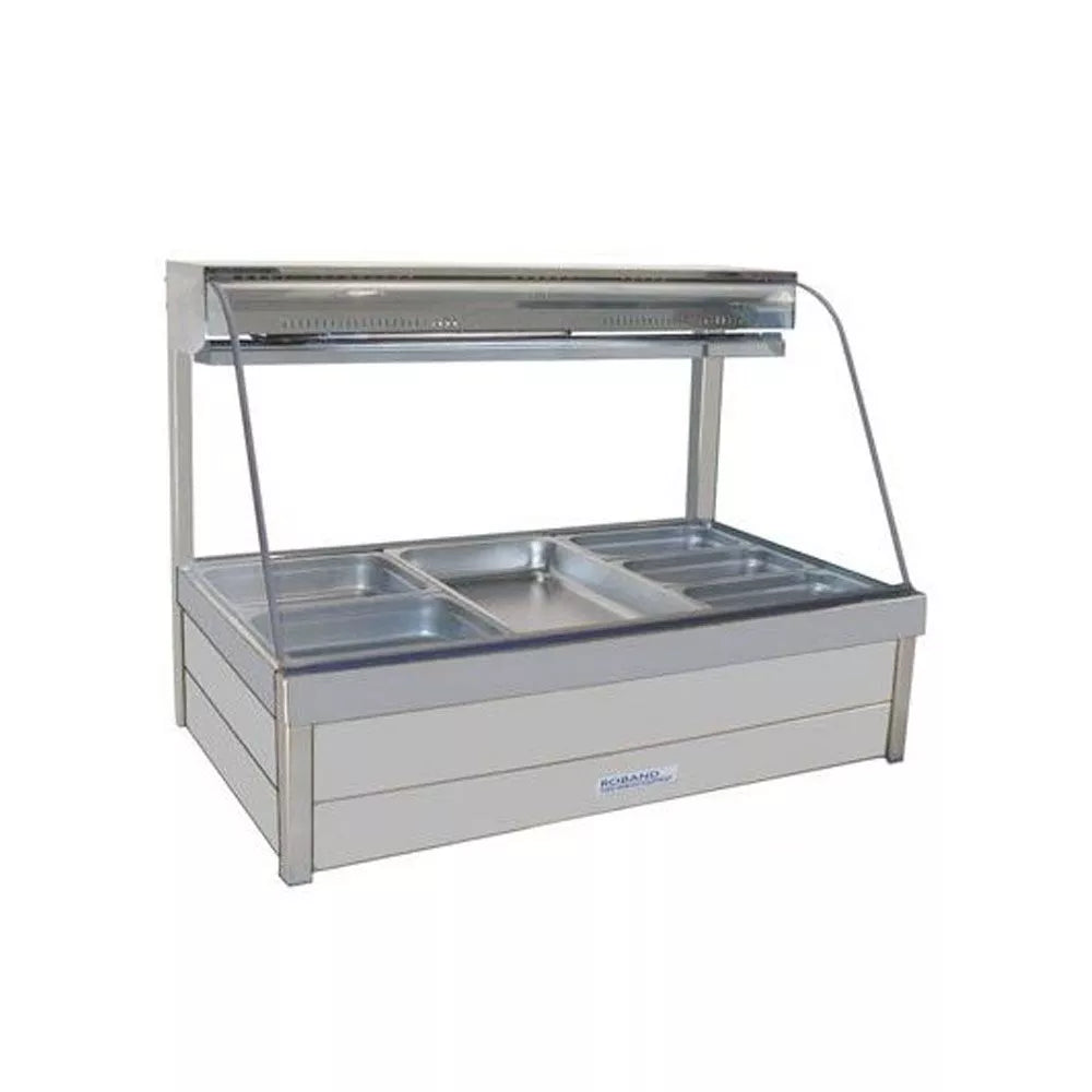 Roband CFX23RD Curved Glass Cold Plate & Cross Fin Coil – Piped & Foamed (no motor) - 6 Pans