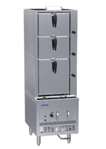 Luus SCM-60 600 Wide 3 Deck Steam Cabinet
