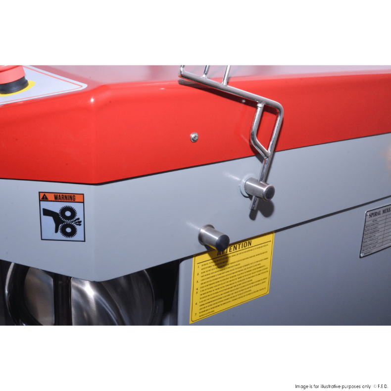 Tyrone Fixed Head Heavy Duty 55L Spiral Mixer - SCP55