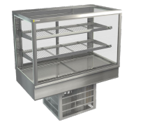 Cossiga STGRF12 / Tower Counter Series Chilled 1200mm - Solid Front with Rear Glass Doors / 205kg / W1200 x D650 x H925  / 1Y Warranty